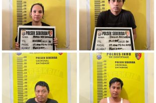 Jaringan narkoba di Inhu yang diringkus.